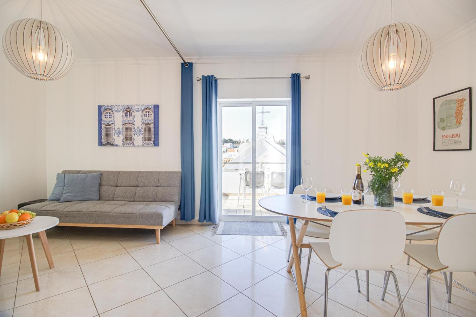 Old Town 2Br 50M Ocean W/ Ac Wi-Fi Parking Terrace Lägenhet Albufeira Exteriör bild